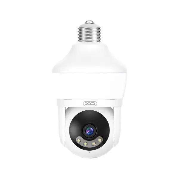 КАМЕРА ВІДЕОСПОСТЕРЕЖЕННЯ (ЗОВНІШНЯ) XO CR14 PRO PREMIUM EDITION MAGIC BULB 500W PIXEL CAMERA, БІЛИЙ