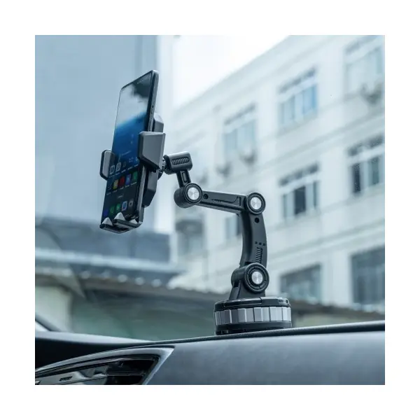 АВТОТРИМАЧ XO C146 SUCTION CUP ROTATING CELL PHONE HOLDER, ЧОРНИЙ