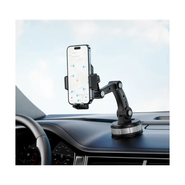 MR4_147303 Автотримач xo c146 suction cup rotating cell phone holder, чорний 