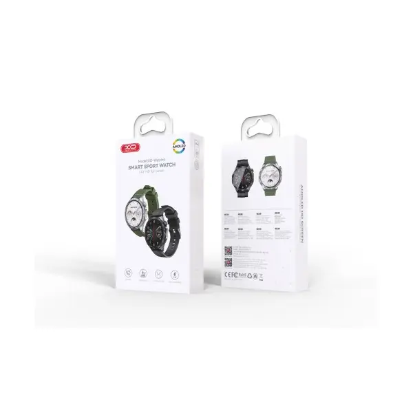 СМАРТ-ГОДИННИК XO WATCH4 AMOLED SMART SPORTS CALL WATCH, ЧОРНИЙ