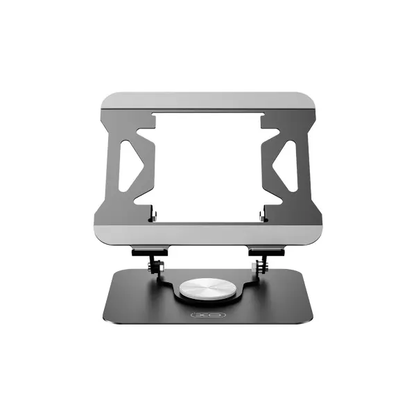 MR4_147312 Настільний тримач xo c153 metal laptop swivel large stand, чорний 
