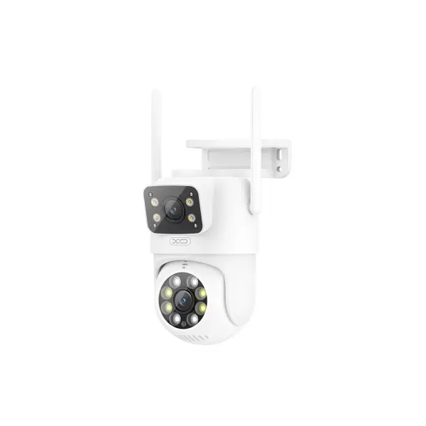 КАМЕРА ВІДЕОСПОСТЕРЕЖЕННЯ (ЗОВНІШНЯ) XO CR06 STAR 400W PIXEL DUAL SCREEN OUTDOOR DOME CAMERA, БІЛИЙ