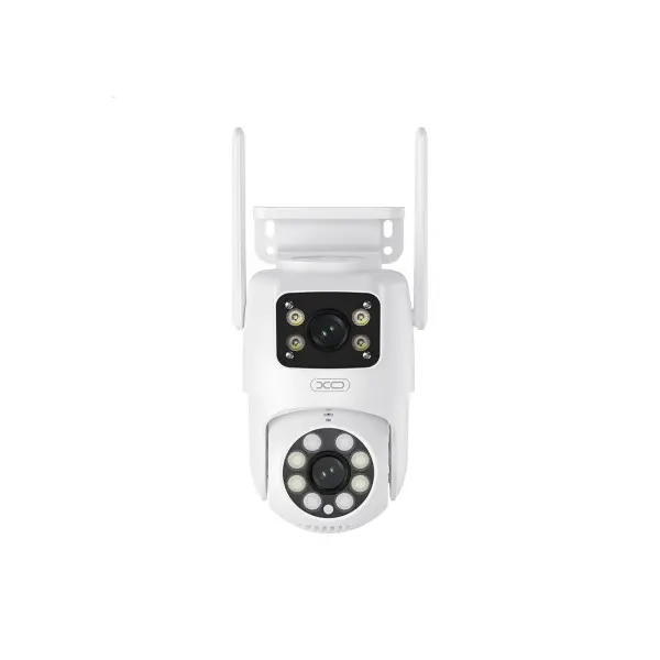 КАМЕРА ВІДЕОСПОСТЕРЕЖЕННЯ (ЗОВНІШНЯ) XO CR06 STAR 400W PIXEL DUAL SCREEN OUTDOOR DOME CAMERA, БІЛИЙ