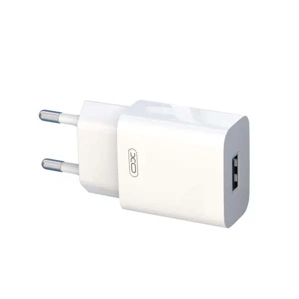 МЕРЕЖЕВИЙ ЗАРЯДНИЙ ПРИСТРІЙ XO L99 2.4A HOME CHARGER WITH LIGHTNING CABLE, БІЛИЙ