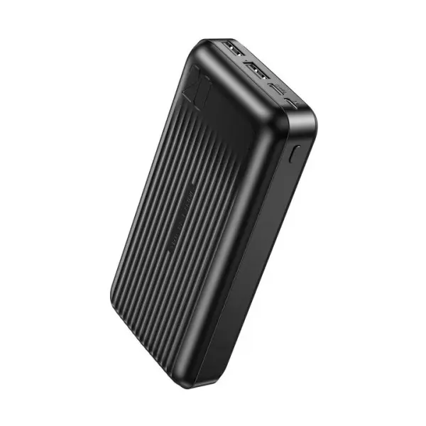 ЗОВНІШНІЙ АКУМУЛЯТОР POWER BANK XO PB302 LIGHT DISPLAY POWER BANK 20000MAH, ЧОРНИЙ