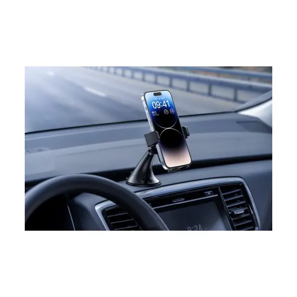 MR4_147286 Автотримач xo c120 instrument panel small suction cup holder, чорний 