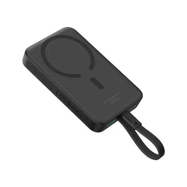 ЗОВНІШНІЙ АКУМУЛЯТОР POWER BANK BASEUS MAGNETIC MINI WIRELESS TYPE-C EDITION 10 000MAH 30W, ЧОРНИЙ P1002210B113-00