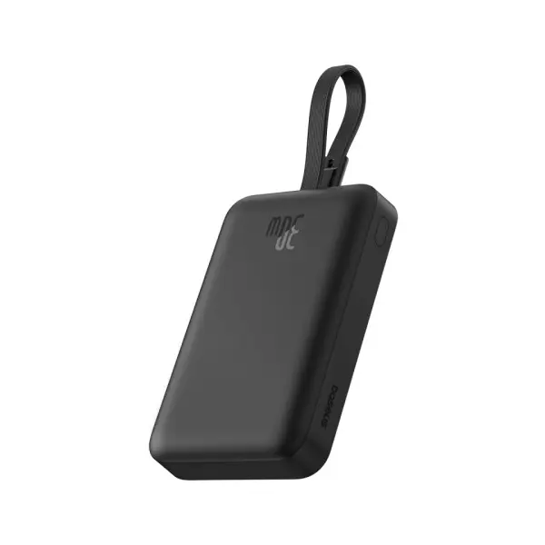 ЗОВНІШНІЙ АКУМУЛЯТОР POWER BANK BASEUS MAGNETIC MINI WIRELESS TYPE-C EDITION 10 000MAH 30W, ЧОРНИЙ P1002210B113-00