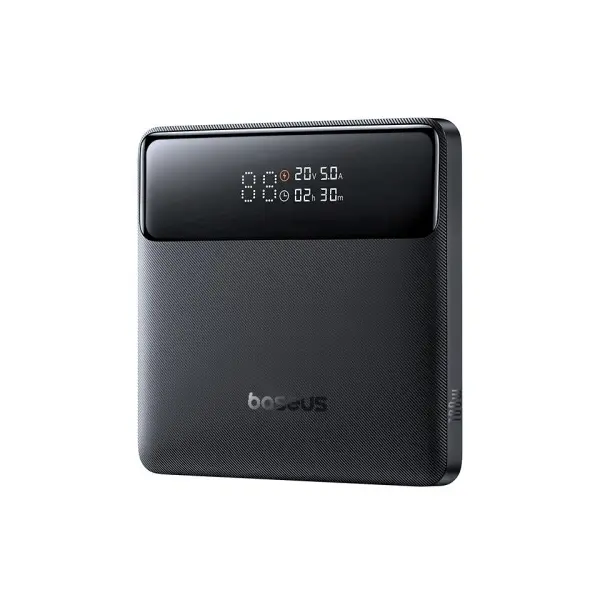 ЗОВНІШНІЙ АКУМУЛЯТОР POWER BANK BASEUS H1 FAST CHARGING POWER BANK WITH DIGITAL DISPLAY 20 000MAH 100W, ЧОРНИЙ P10021604123-00