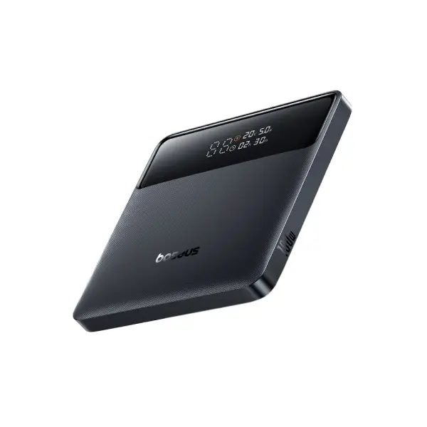 ЗОВНІШНІЙ АКУМУЛЯТОР POWER BANK BASEUS H1 FAST CHARGING POWER BANK WITH DIGITAL DISPLAY 20 000MAH 100W, ЧОРНИЙ P10021604123-00