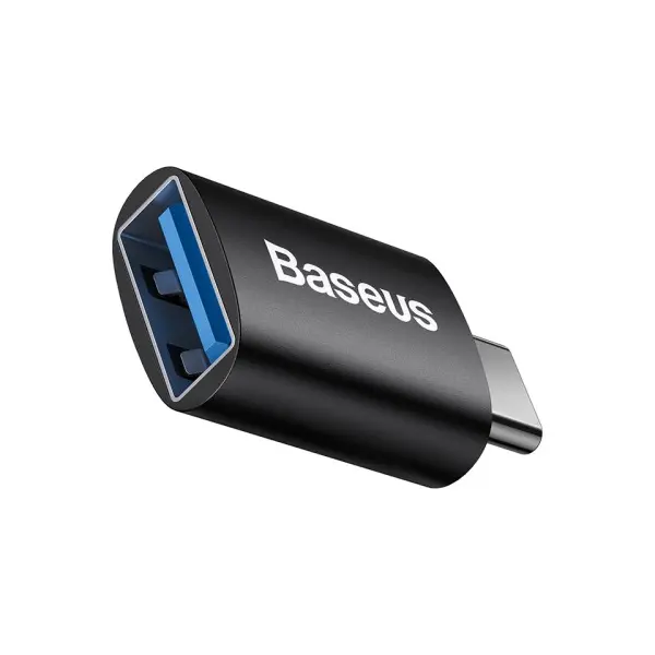 MR4_147461 Перехідник baseus ingenuity series mini otg adaptor type-c to usb-a 3.1, чорний zjjq000001 