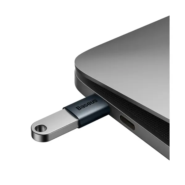 ПЕРЕХІДНИК BASEUS INGENUITY SERIES MINI OTG ADAPTOR TYPE-C TO USB-A 3.1 СИНІЙ ZJJQ000003
