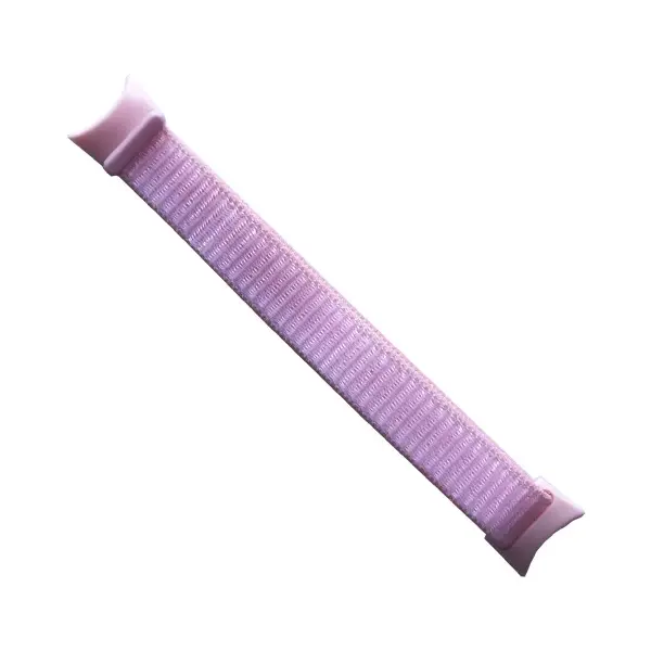 MR4_151640 Ремінець для xiaomi mi band 8, 9, 10 nylon loop pearl рожевий 