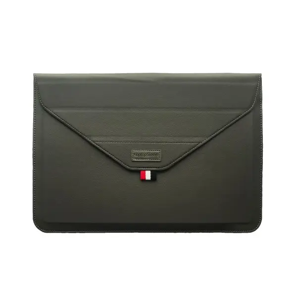 ЧОХОЛ-КОНВЕРТ-ПОДСТАВКА NEW LEATHER PU 15, 16, СІРИЙ
