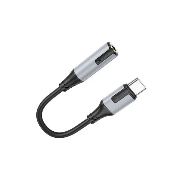 АДАПТЕР BOROFONE BV19 CREATOR DIGITAL AUDIO CONVERTER TYPE-C TO 3.5MM, ЧОРНИЙ