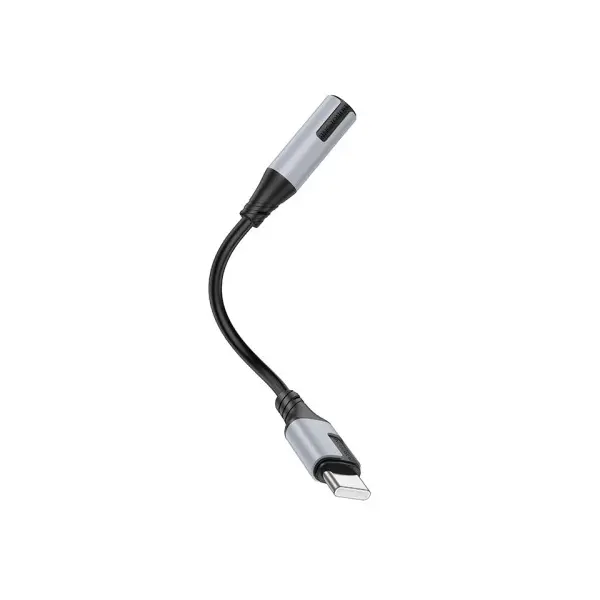 АДАПТЕР BOROFONE BV19 CREATOR DIGITAL AUDIO CONVERTER TYPE-C TO 3.5MM, ЧОРНИЙ