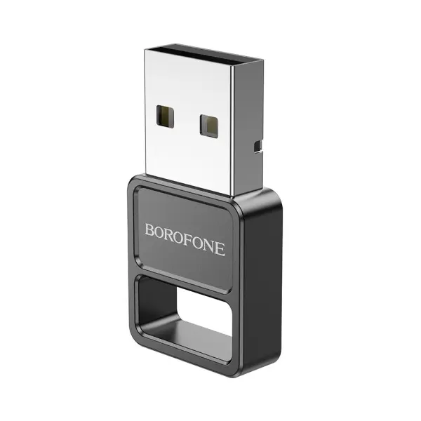 АДАПТЕР BLUETOOTH BOROFONE DH8 USB BT, ЧОРНИЙ