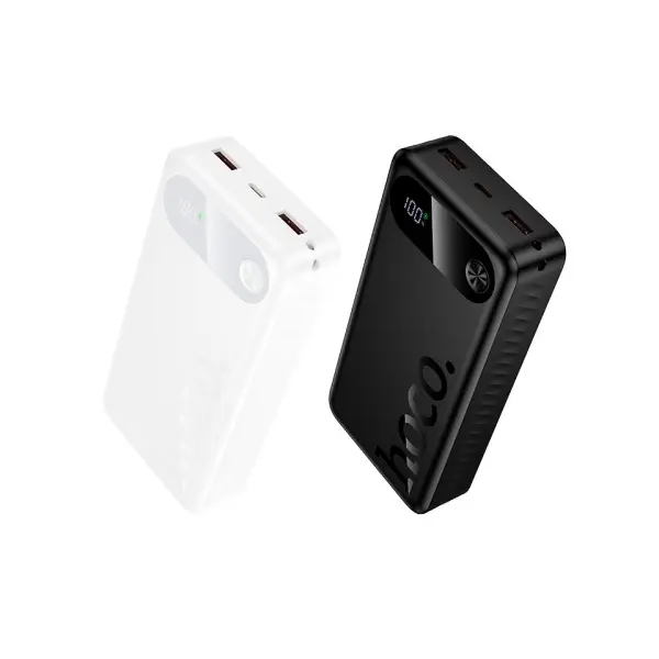 ЗОВНІШНІЙ АКУМУЛЯТОР POWER BANK HOCO J154A VICTORIOUS 22.5W+PD20W FULLY COMPATIBLE POWER BANK 20000MAH, БІЛИЙ