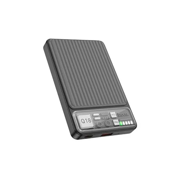 MR4_151391 Зовнішній акумулятор power bank hoco q18 tourer 22.5w fully compatible with magnetic fast charging 10000mah, чорний 