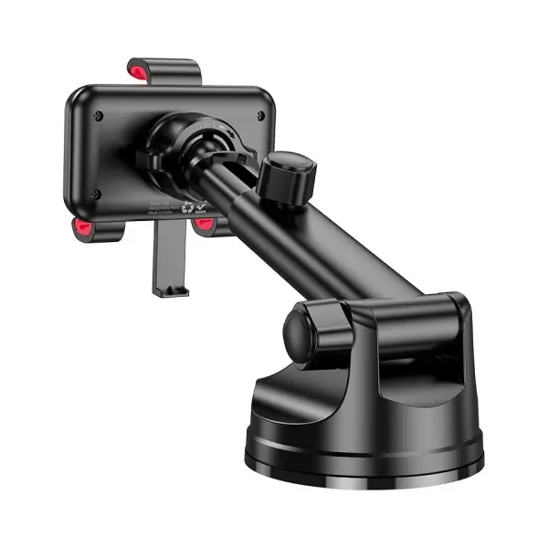 MR4_151394 Автотримач hoco h22 dragon automatic clamping car holder (center console), чорний 