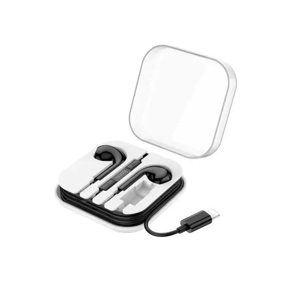 MR4_151402 Навушники дротові hoco m111 max primero digital headset lightning, чорний 