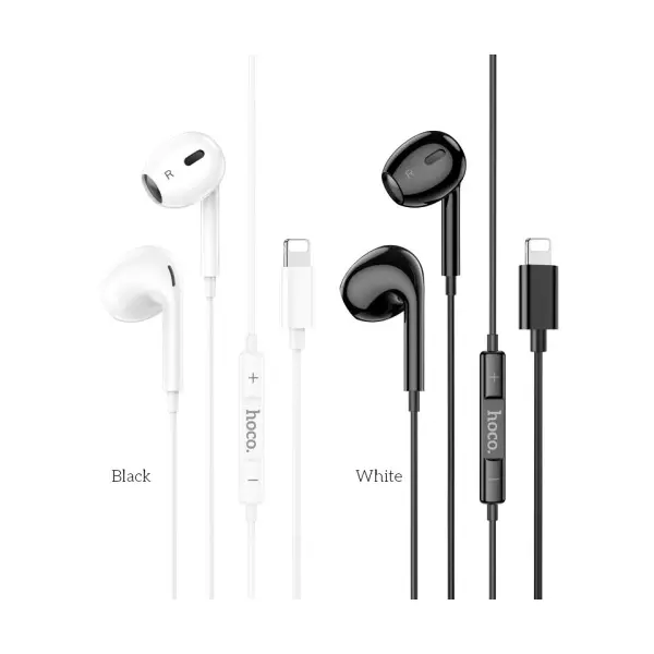 НАВУШНИКИ ДРОТОВІ HOCO M111 MAX PRIMERO DIGITAL HEADSET LIGHTNING, БІЛИЙ