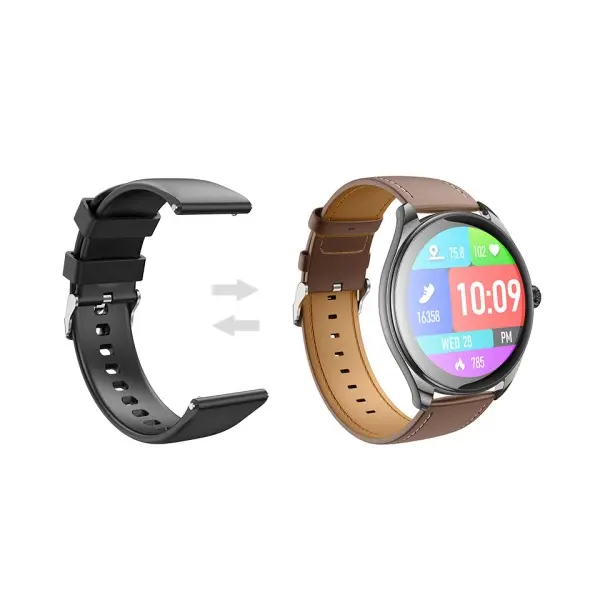 СМАРТ-ГОДИННИК HOCO Y22 AMOLED SMART SPORTS WATCH (CALL VERSION), СІРИЙ
