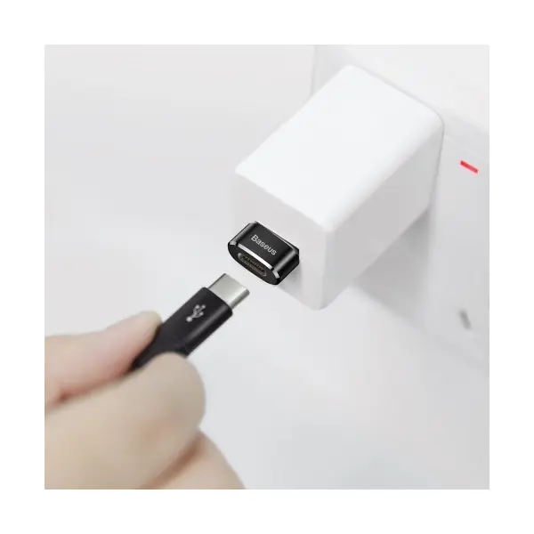 MR4_147508 Перехідник baseus usb male to type-c female adapter converter, чорний caaotg-01 