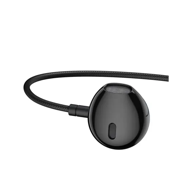 НАВУШНИКИ BASEUS ENCOK 3.5MM WIRED EARPHONE H19, ЧОРНИЙ NGH19-01