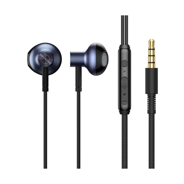 НАВУШНИКИ BASEUS ENCOK 3.5MM WIRED EARPHONE H19, ЧОРНИЙ NGH19-01