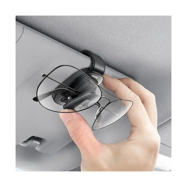 ТРИМАЧ ОКУЛЯРІВ BASEUS PLATINUM VEHICLE EYEWEAR CLIP (CLAMPING TYPE), ЧОРНИЙ ACYJN-B01