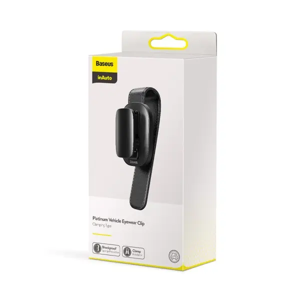 ТРИМАЧ ОКУЛЯРІВ BASEUS PLATINUM VEHICLE EYEWEAR CLIP (CLAMPING TYPE), ЧОРНИЙ ACYJN-B01