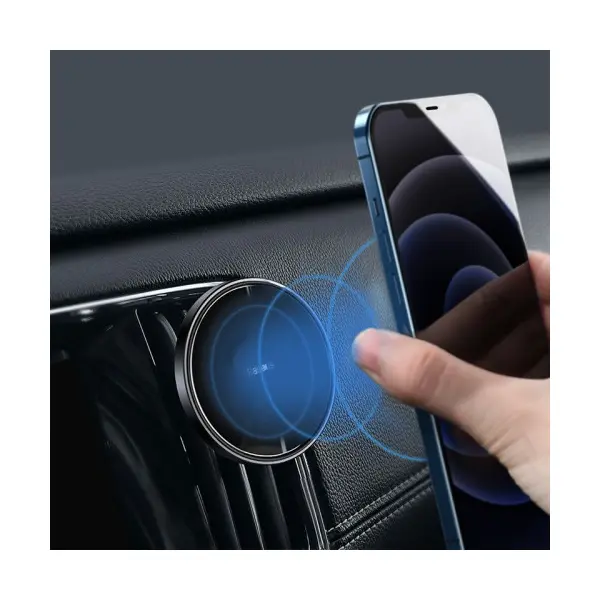 MR4_147507 Автотримач baseus magnetic car mount (for dashboards and air outlets) 2in1, чорний suld-01 