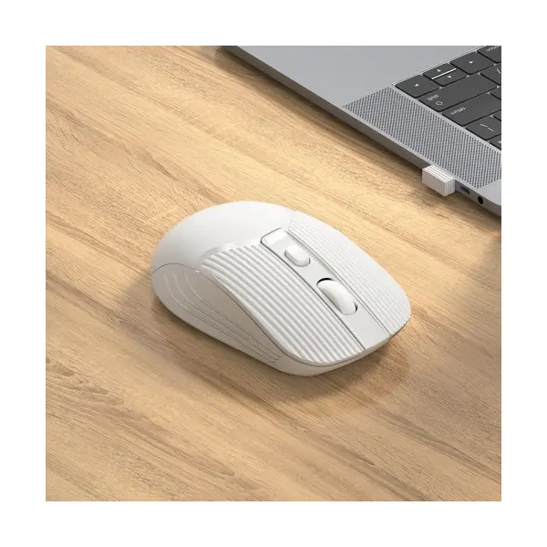 БЕЗДРОТОВА МИШКА BOROFONE BG5 2.4G BUSINESS WIRELESS MOUSE, БІЛИЙ