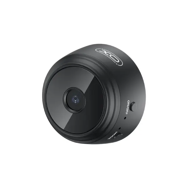 КАМЕРА ВІДЕОСПОСТЕРЕЖЕННЯ (ЗОВНІШНЯ) XO CR12 MINI WIRELESS WIFI CAMERA 0.3 MEGAPIXEL (480P W, STAND), ЧОРНИЙ