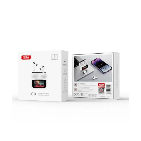 MR4_147592 Навушники бездротові xo x47 smart tws earbuds 4nd generation, білий 
