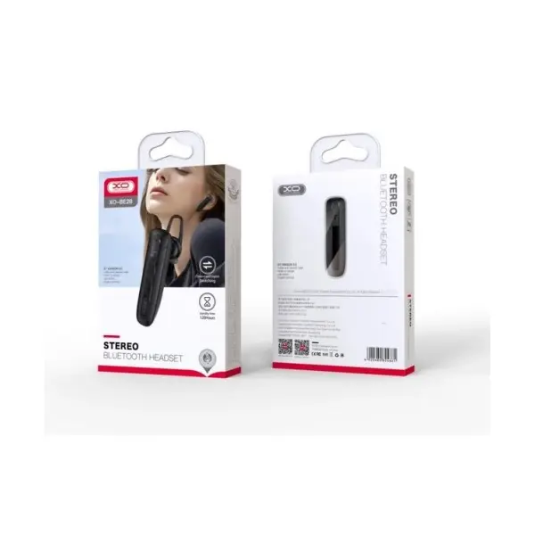 БЛЮТУЗ ГАРНІТУРА XO BE28 BLUETOOTH EARPHONE, ЧОРНИЙ