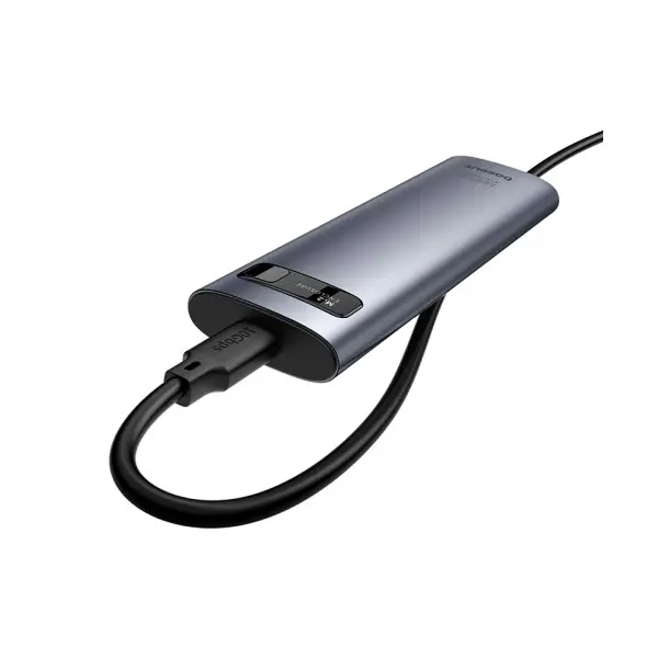 КОРПУС BASEUS ДЛЯ SSD FLYJOY SERIES SSD ENCLOSURE ДЛЯ (M.2 NVME AND SATA), СІРИЙ B00760600811-02