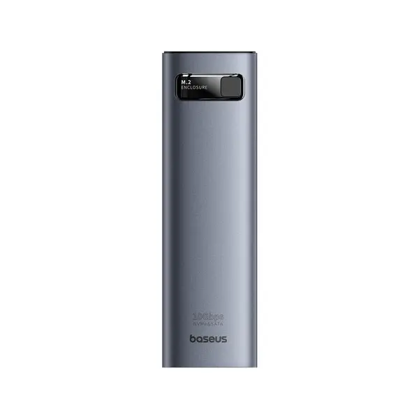 КОРПУС BASEUS ДЛЯ SSD FLYJOY SERIES SSD ENCLOSURE ДЛЯ (M.2 NVME AND SATA), СІРИЙ B00760600811-02