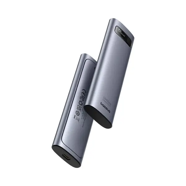 КОРПУС BASEUS ДЛЯ SSD FLYJOY SERIES SSD ENCLOSURE ДЛЯ (M.2 NVME AND SATA), СІРИЙ B00760600811-02