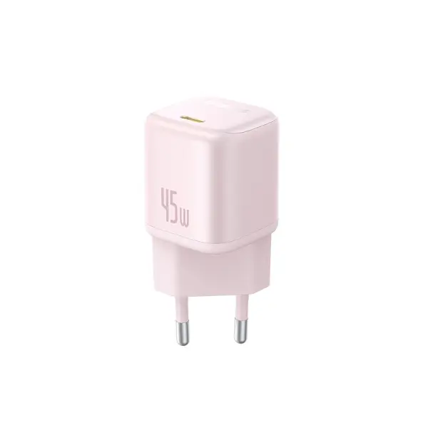 MR4_147485 Мережевий зарядний пристрій baseus picogo gan fast charger 1c 45w рожевий p10176800413-00 