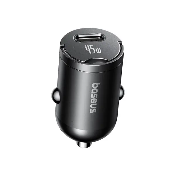 АВТОМОБІЛЬНИЙ ЗАРЯДНИЙ ПРИСТРІЙ BASEUS PRIMETRIP VP2 CAR CHARGER 45W (WITH CABLE TYPE-C TO TYPE-C, 60W, 1M), C0206800, ЧОРНИЙ
