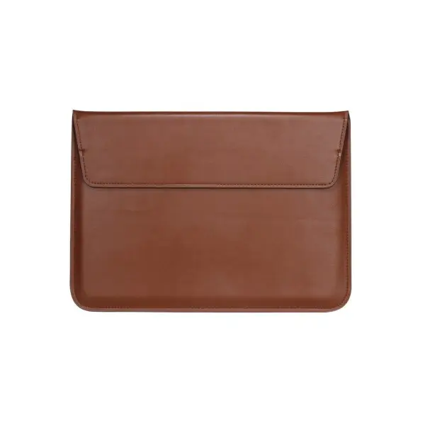MR4_147535 Чохол-конверт-подставка leather pu для macbook 15.4, 16 brown 