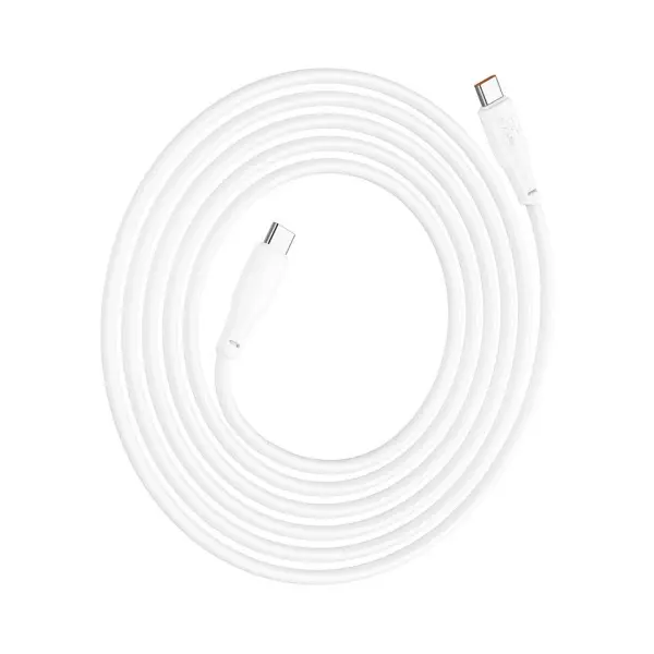 MR4_151114 Кабель pd hoco x93 force 60w fast charging data cable type-c to type-c 1m, білий 