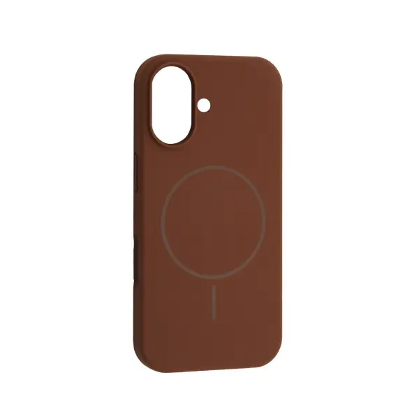 ЧОХОЛ SILICONE CASE WITH MAGSAFE ДЛЯ IPHONE 16 NEW BROWN
