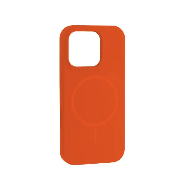 ЧОХОЛ SILICONE CASE WITH MAGSAFE ДЛЯ IPHONE 16 PRO MAX ПОМАРАНЧЕВИЙ