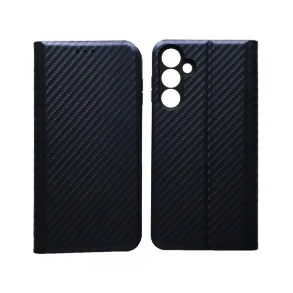 ЧЕХОЛ-КНИЖКА CARBONE ДЛЯ SAMSUNG A37 4G, 5G DARK СИНІЙ
