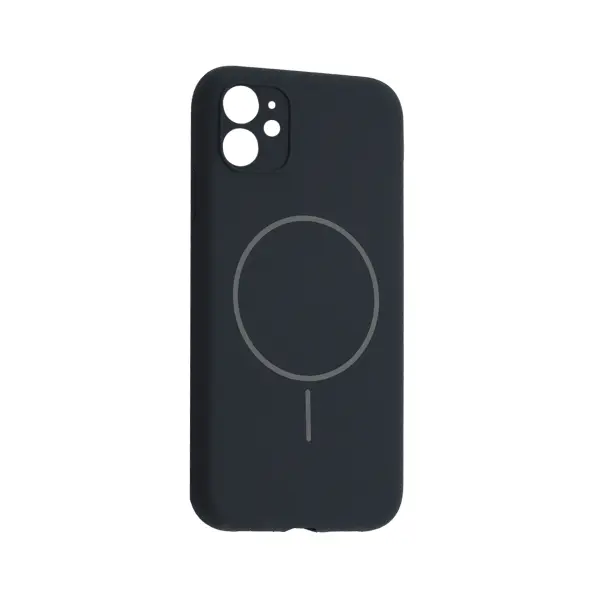 MR4_151916 Чохол silicone case full camera fine ring magsafe для iphone 12 sapphire синій 
