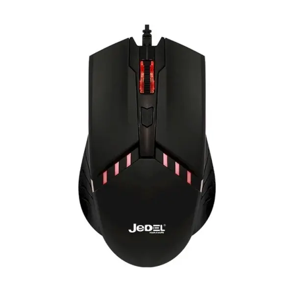 КОМПЮТЕРНА МИШКА JEDEL M82 LED (ДРОТОВА), ЧОРНИЙ