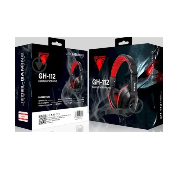 MR4_152032 Навушники jedel gh-112 gaming headset 3.5mm 1.7m, чорний 
